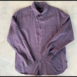John Varvatos Purple Cotton Button Down Shirt
